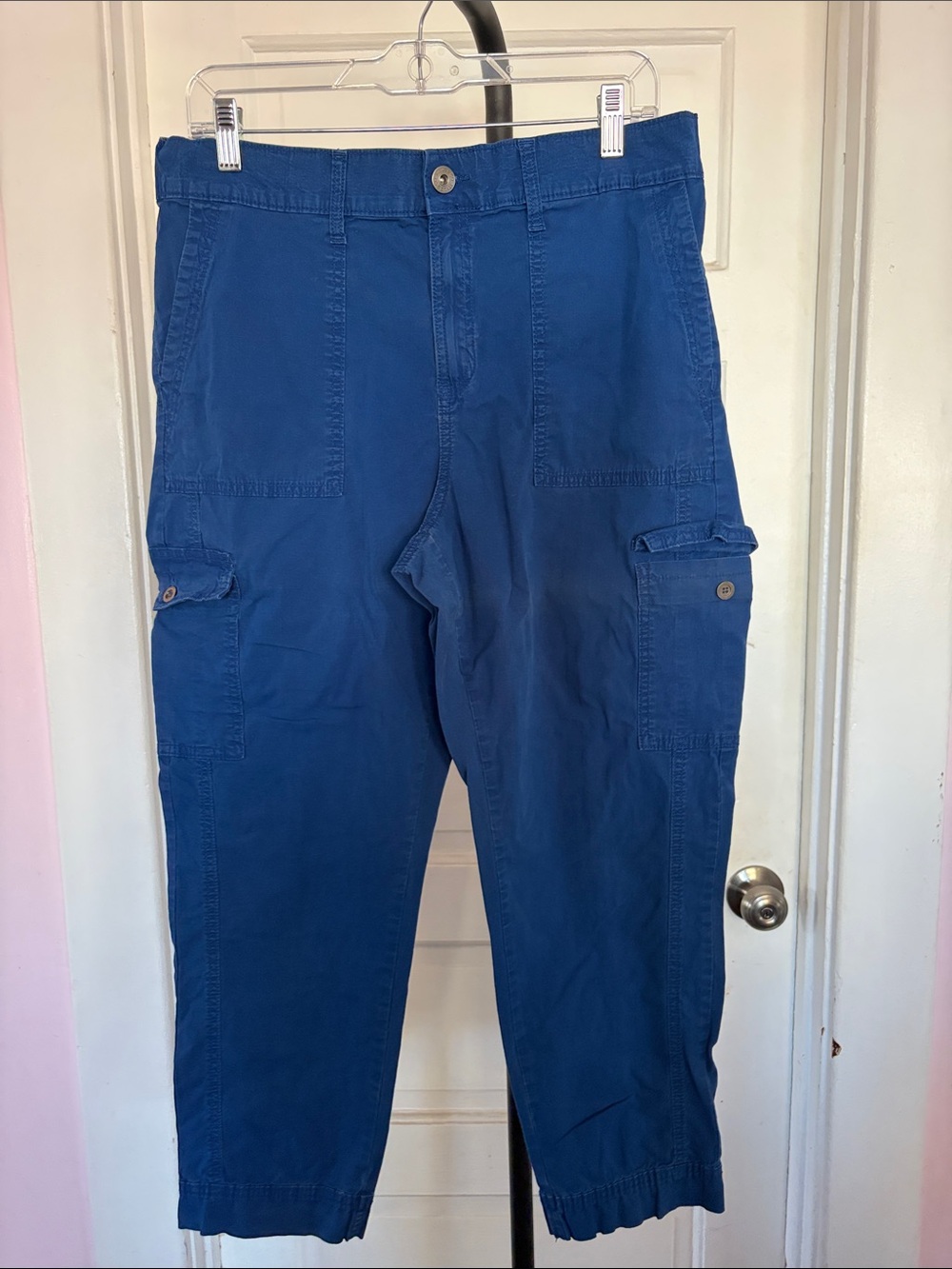 Style & Co. Blue Women's Cargo Capri Pants
